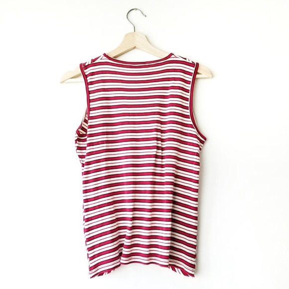 Austin Reed | Vintage Silk Knit Striped Tank Top - Picture 5 of 6